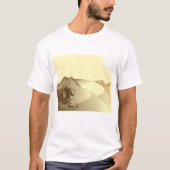 Sphinx in der Wüste T-Shirt (Vorderseite)