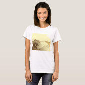 Sphinx in der Wüste T-Shirt (Vorne ganz)