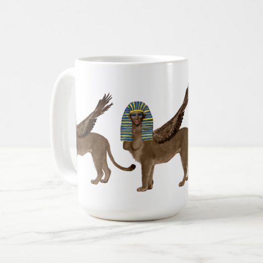 Sphinx Kaffeetasse (Vorderseite Links)