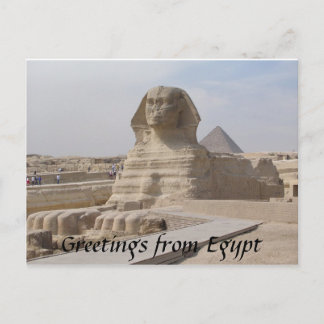 Sphinx, Kairo Postkarte