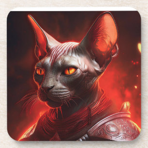 Sphinx-Katze Krieger Aus Einer Anderen Galaxie Getränkeuntersetzer