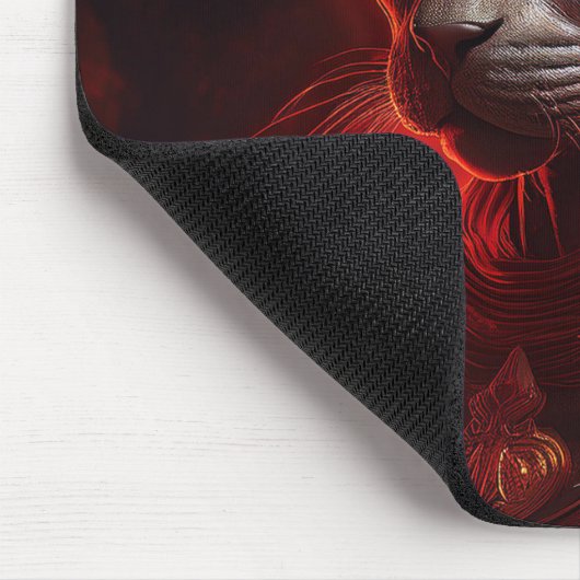 Sphinx-Katze Krieger Aus Einer Anderen Galaxie Mousepad (Ecke)