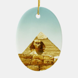 Sphinx Keramik Ornament