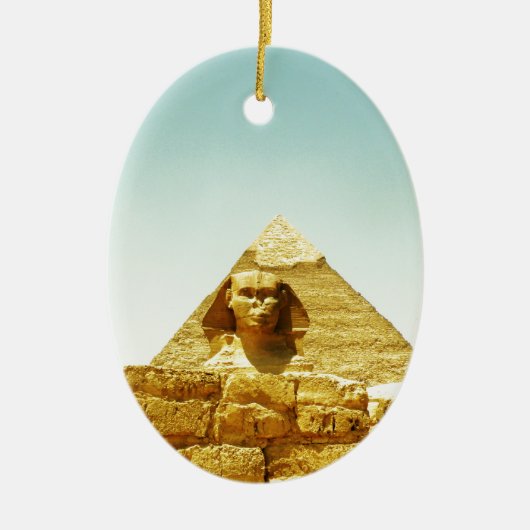 Sphinx Keramik Ornament (Vorne)