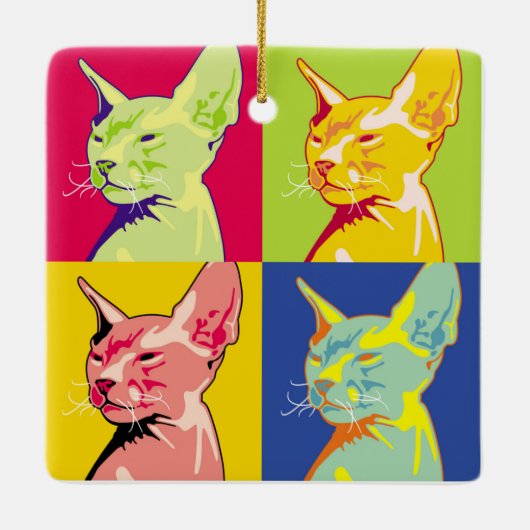 Sphinx Keramikornament (Rückseite)