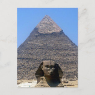Sphinx Khafre Pyramide Postkarte