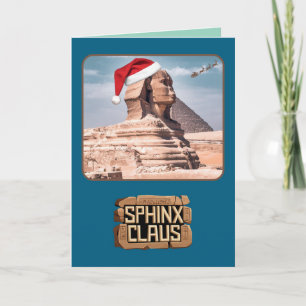 Sphinx-Klausel Feiertagskarte
