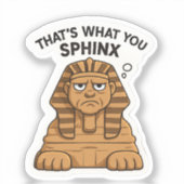Sphinx Legendary Premium Vinyl Sticker (Vorderseite)