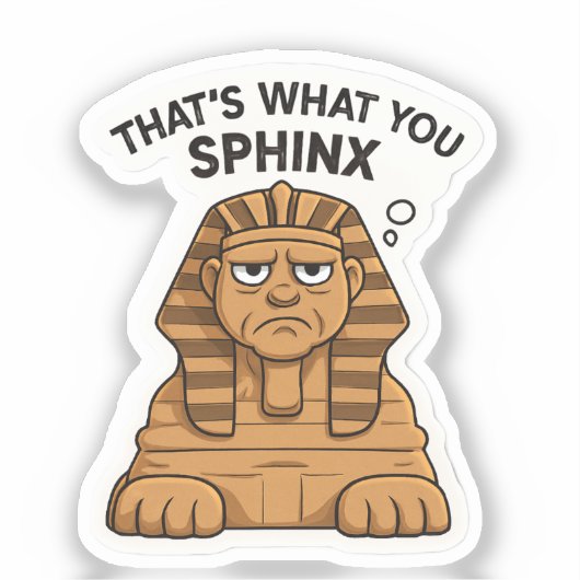 Sphinx Legendary Premium Vinyl Sticker (Vorderseite)