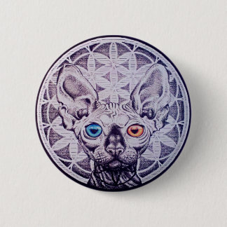 Sphinx-Mandala Button