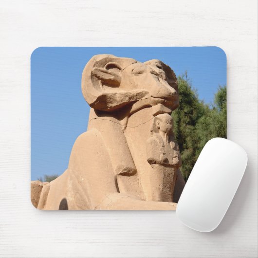 Sphinx mit Rammkopf im Tempel von Karnak - Ägypten Mousepad (Mit Mouse)