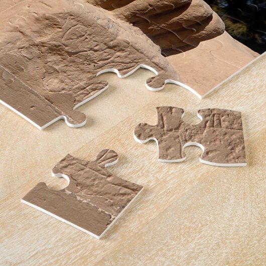 Sphinx mit Rammkopf im Tempel von Karnak - Ägypten Puzzle (Seite)