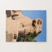 Sphinx mit Rammkopf im Tempel von Karnak - Ägypten Puzzle (Horizontal)