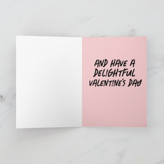 SPHINX NIEDLICH HAIRLESS CAT BIG VALENTINE'S DAY C KARTE (Innenseite)