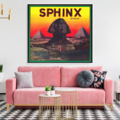 Sphinx Orange LabelLindsay, CA Leinwanddruck (Insitu (Wohnzimmer))