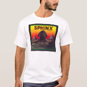 Sphinx orange LabelLindsay, CA T-Shirt (Vorderseite)
