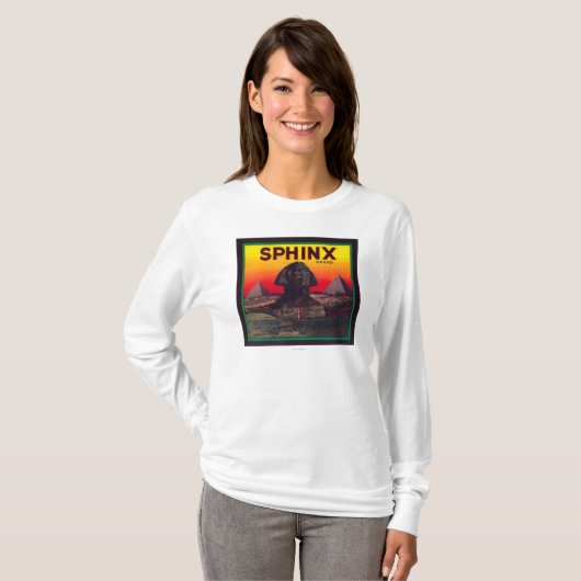Sphinx orange LabelLindsay, CA T-Shirt (Vorne ganz)