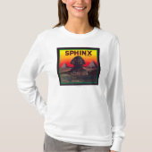 Sphinx orange LabelLindsay, CA T-Shirt (Vorderseite)