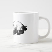 Sphinx Pause - Goldener Blick Jumbo-Tasse (Rechts)