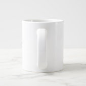 Sphinx Pause - Goldener Blick Jumbo-Tasse (Rückseite)