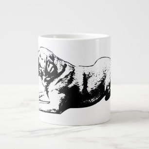Sphinx Pause - Goldener Blick Jumbo-Tasse
