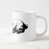Sphinx Pause - Goldener Blick Jumbo-Tasse (Rechts)