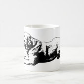Sphinx Pause - Goldener Blick Kaffeetasse (Mittel)