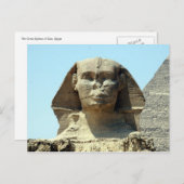 Sphinx Postkarte (Vorne/Hinten)