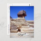 Sphinx Postkarte (Vorne/Hinten)