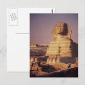 Sphinx Postkarte (Vorne/Hinten)