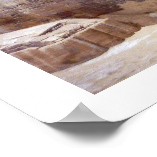 Sphinx-Pyramide Poster (Ecke)