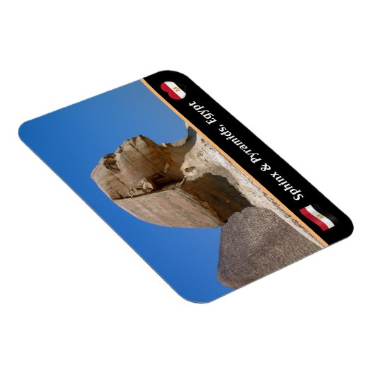 Sphinx, Pyramiden, Kairo und das alte Ägypten /UNE Magnet (Rechte Seite)
