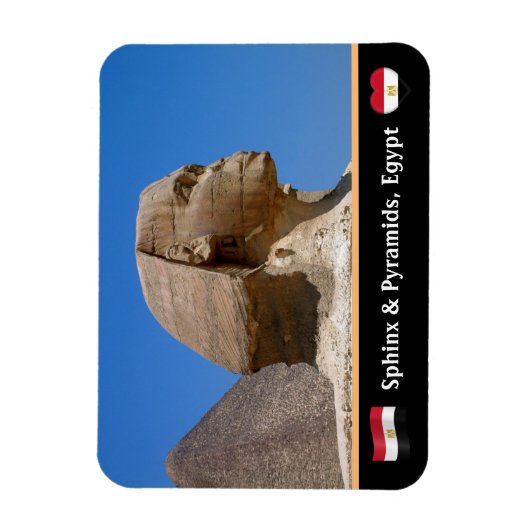 Sphinx, Pyramiden, Kairo und das alte Ägypten /UNE Magnet (Vertikal)