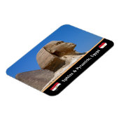 Sphinx, Pyramiden, Kairo und das alte Ägypten /UNE Magnet (Linke Seite)