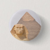 Sphinx Pyramids Antient Ägypten Khufu Pharoah Button (Vorderseite)