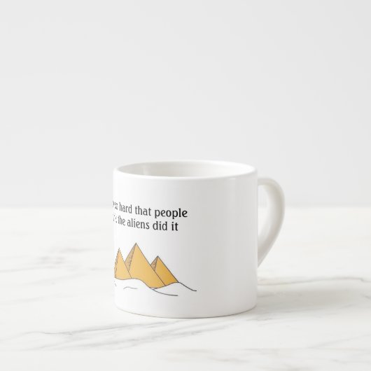 Sphinx Pyramids Antient Ägypten Khufu Pharoah Espressotasse (Vorderseite Rechts)