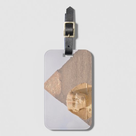 Sphinx Pyramids Antient Ägypten Khufu Pharoah Gepäckanhänger (Vorderseite Vertikal)