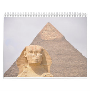 Sphinx Pyramids Antient Ägypten Khufu Pharoah Kalender