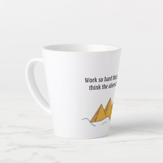 Sphinx Pyramids Antient Ägypten Khufu Pharoah Milchtasse (Linke Ecke)