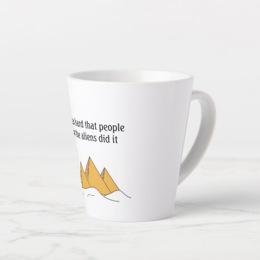 Sphinx Pyramids Antient Ägypten Khufu Pharoah Milchtasse (Rechte Ecke)