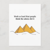 Sphinx Pyramids Antient Ägypten Khufu Pharoah Postkarte (Vorderseite)