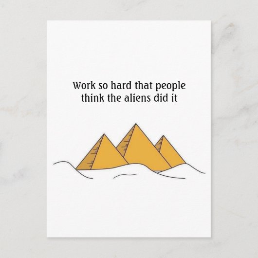 Sphinx Pyramids Antient Ägypten Khufu Pharoah Postkarte (Vorderseite)