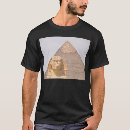 Sphinx Pyramids Antient Ägypten Khufu Pharoah T-Shirt (Vorderseite)