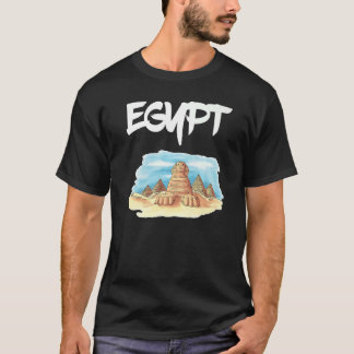 Sphinx Pyramids Antikes Ägypten Ägyptische Ägyptol T-Shirt