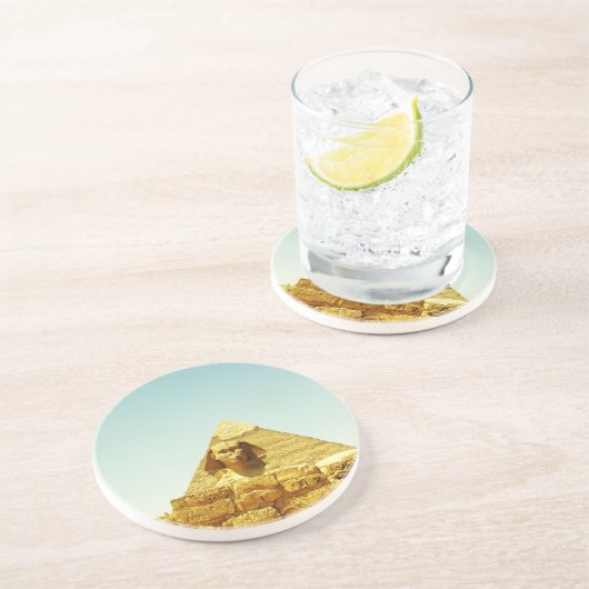 Sphinx Sandstein Untersetzer (Seite)