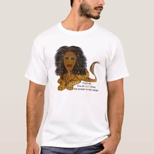 Sphinx-Schokolade T-Shirt (Vorderseite)