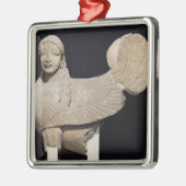 Sphinx Silbernes Ornament (Links)