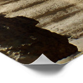 Sphinx Statue in Gizeh Kairo Ägypten Souvenir Poster (Ecke)