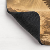 Sphinx Staubstraße Dunkler Realismus Mousepad (Ecke)