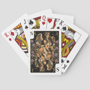 Sphinx, Sternen-Tarot-Kunst Spielkarten